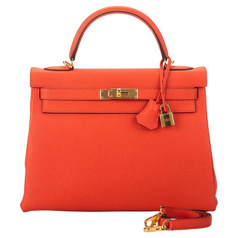 hermes poppy orange vs feu|hermes feu orange color.